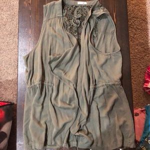 Maurices green vest